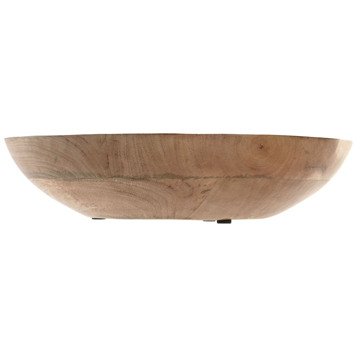 Snack Bowl Home ESPRIT Green Natural Mango wood Modern Lacquered 30 x 30 x 7 cm, view 3
