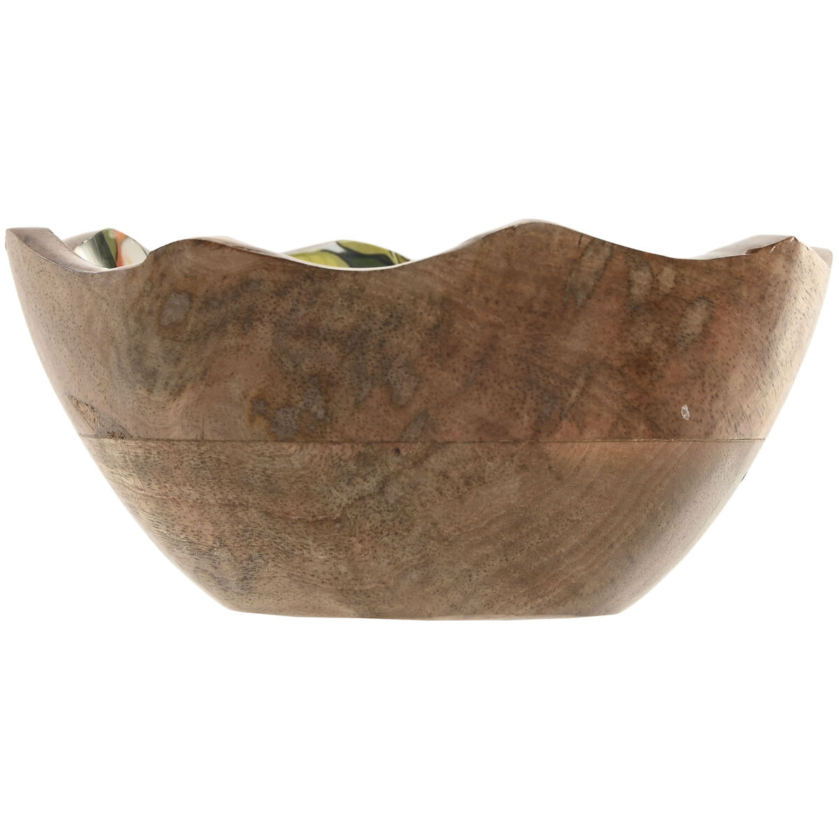 Snack Bowl Home ESPRIT Multicolour Mango wood Lacquered 15 x 15 x 6,5 cm, view 3