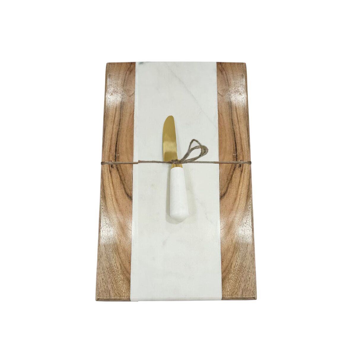 Planche à découper Home ESPRIT Blanc Naturel 38 X 23 X 2 CM