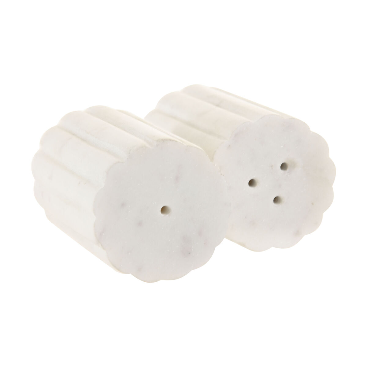 Image secondaire de Salière et Poivrière Home ESPRIT Blanc Urbaine 4,5 x 4,5 x 8 cm