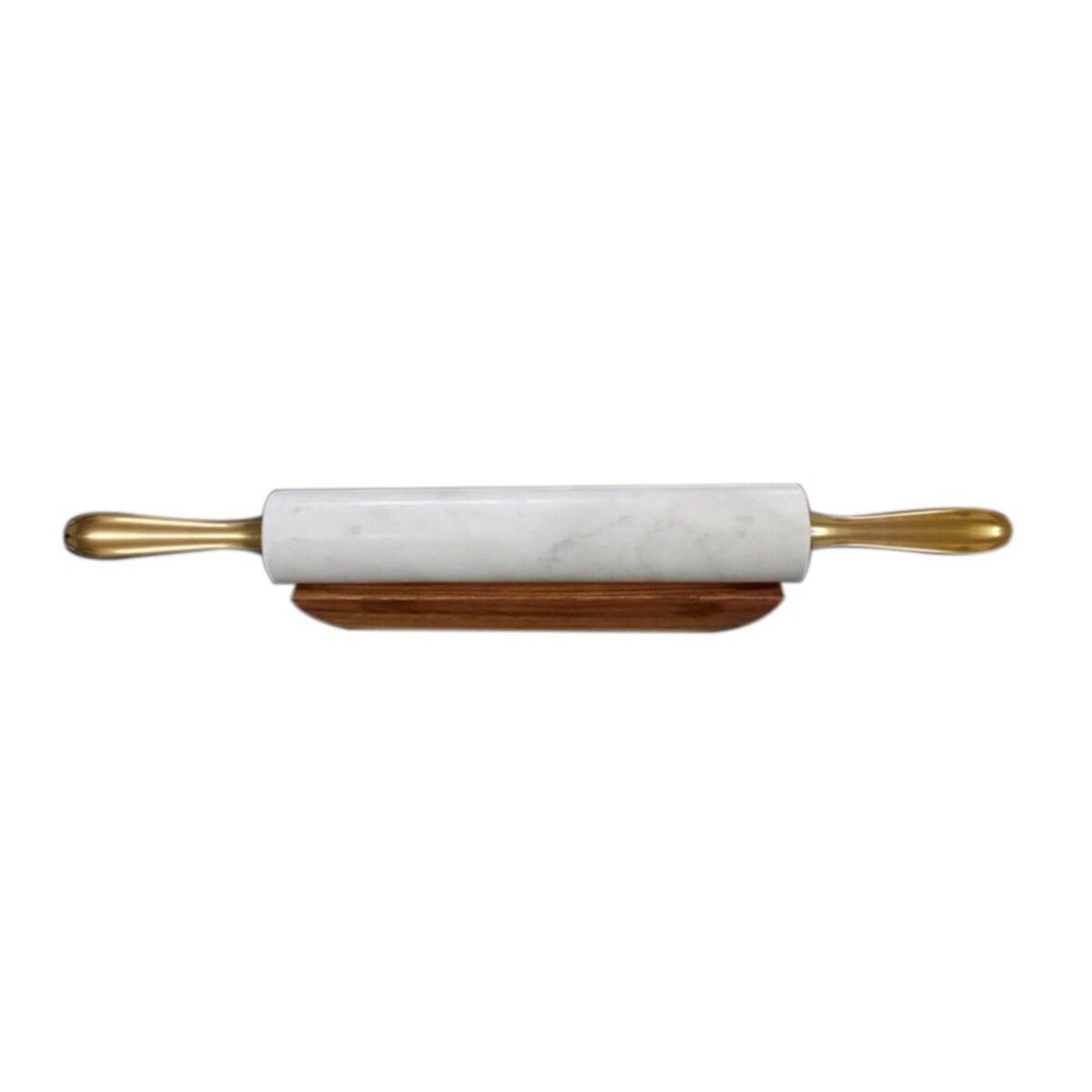 Image secondaire de Rouleau Home ESPRIT Métal Marbre Bois d'acacia 48 X 5 X 5 CM