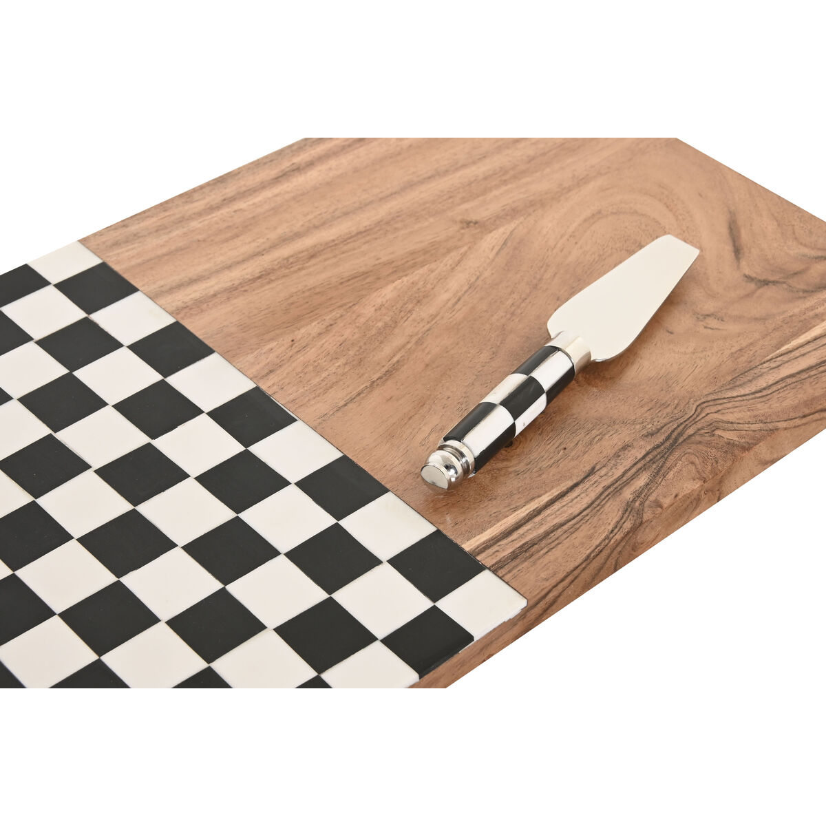Cutting board Home ESPRIT White Black Natural Modern 20 X 38 X 1,5 CM (4 Pieces), view 4