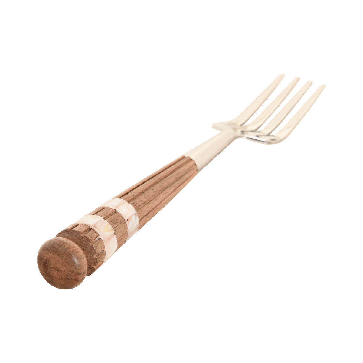 Cutlery Home ESPRIT White Silver Natural Stainless steel Acacia 4,5 X 2 X 21 CM 16 Pieces, view 5