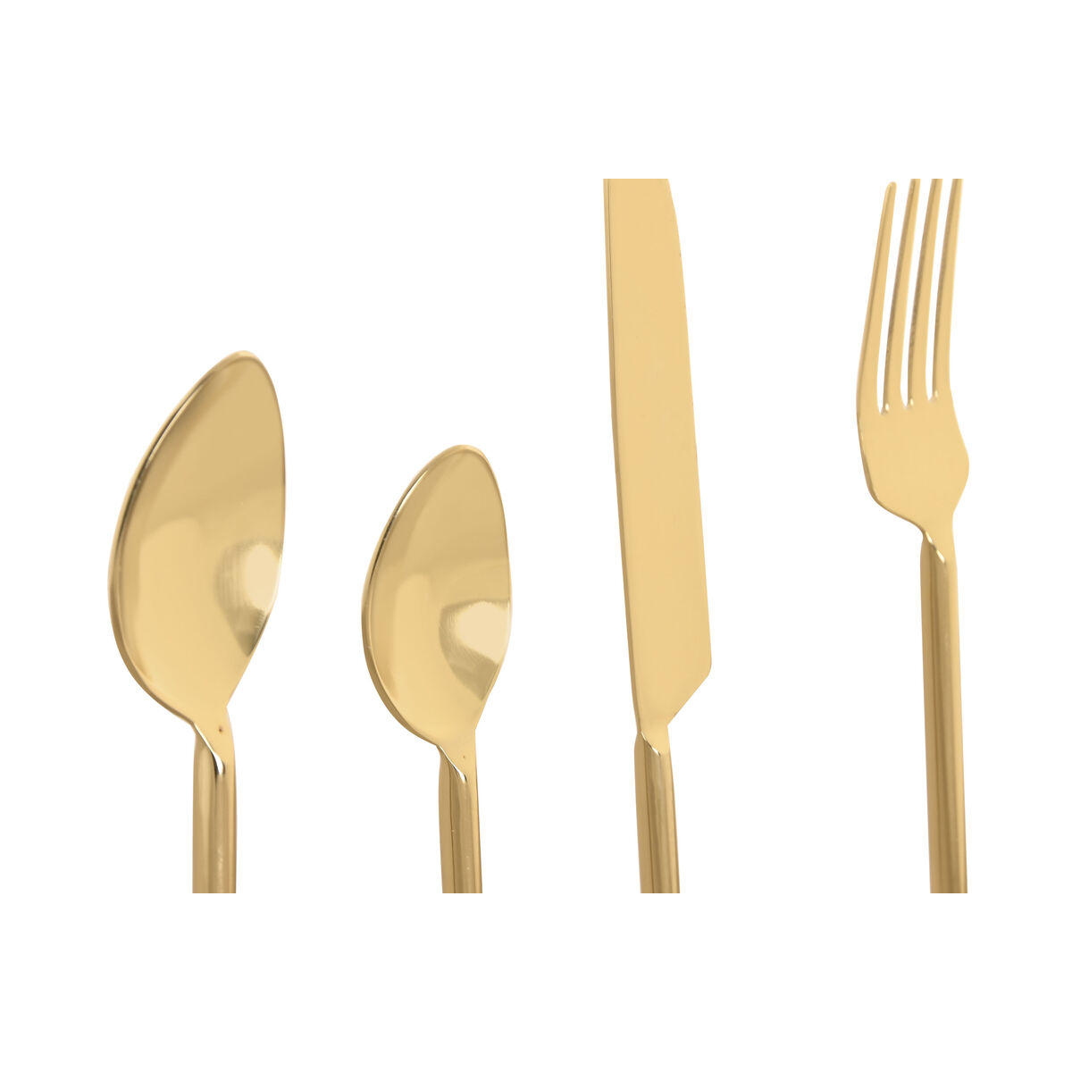 Cutlery Home ESPRIT Golden Stainless steel 4,5 x 1,5 x 21 cm 16 Pieces, view 3