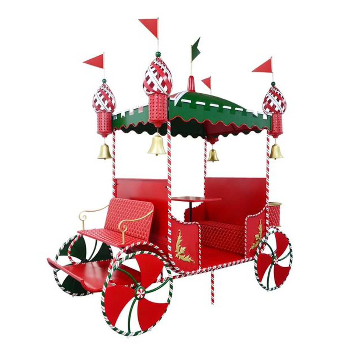 Décorations de Noël Home ESPRIT Blanc Rouge Vert Doré 267 X 131 X 280 CM