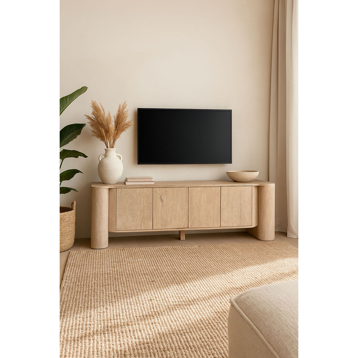 TV furniture Home ESPRIT 180 x 40 x 60 cm