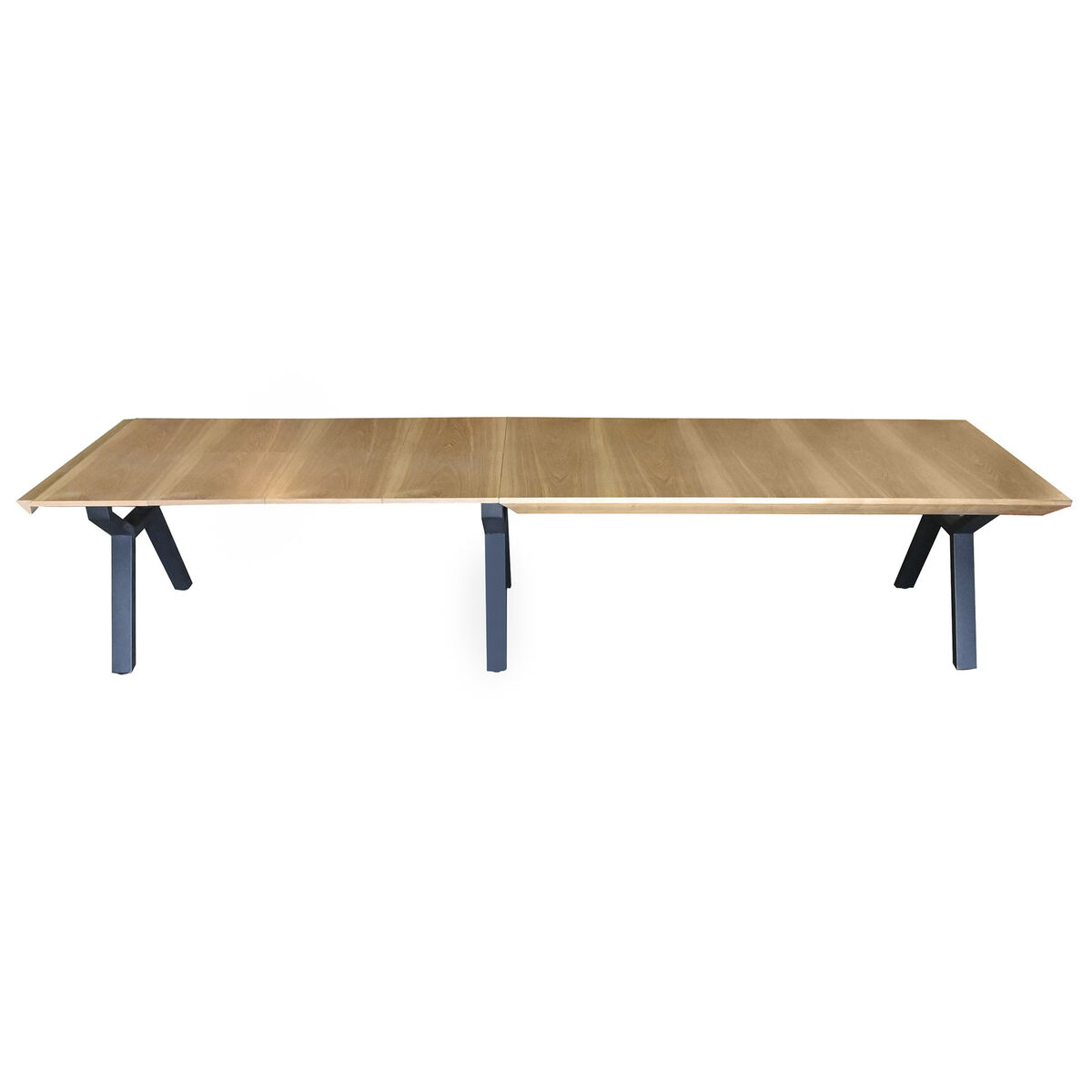 Eettafel Home ESPRIT Bruin Zwart Metaal Hout MDF 200 x 100 x 75 cm