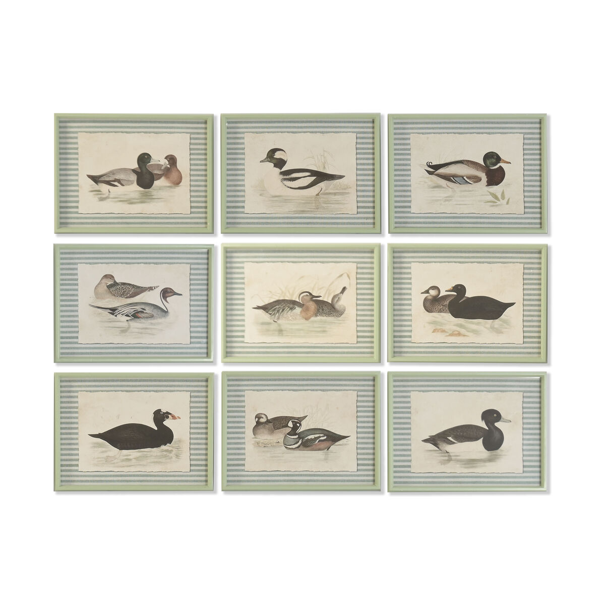 Schilderij Home ESPRIT Kristal Spar 40 x 2.5 x 30 cm (9 Stuks)