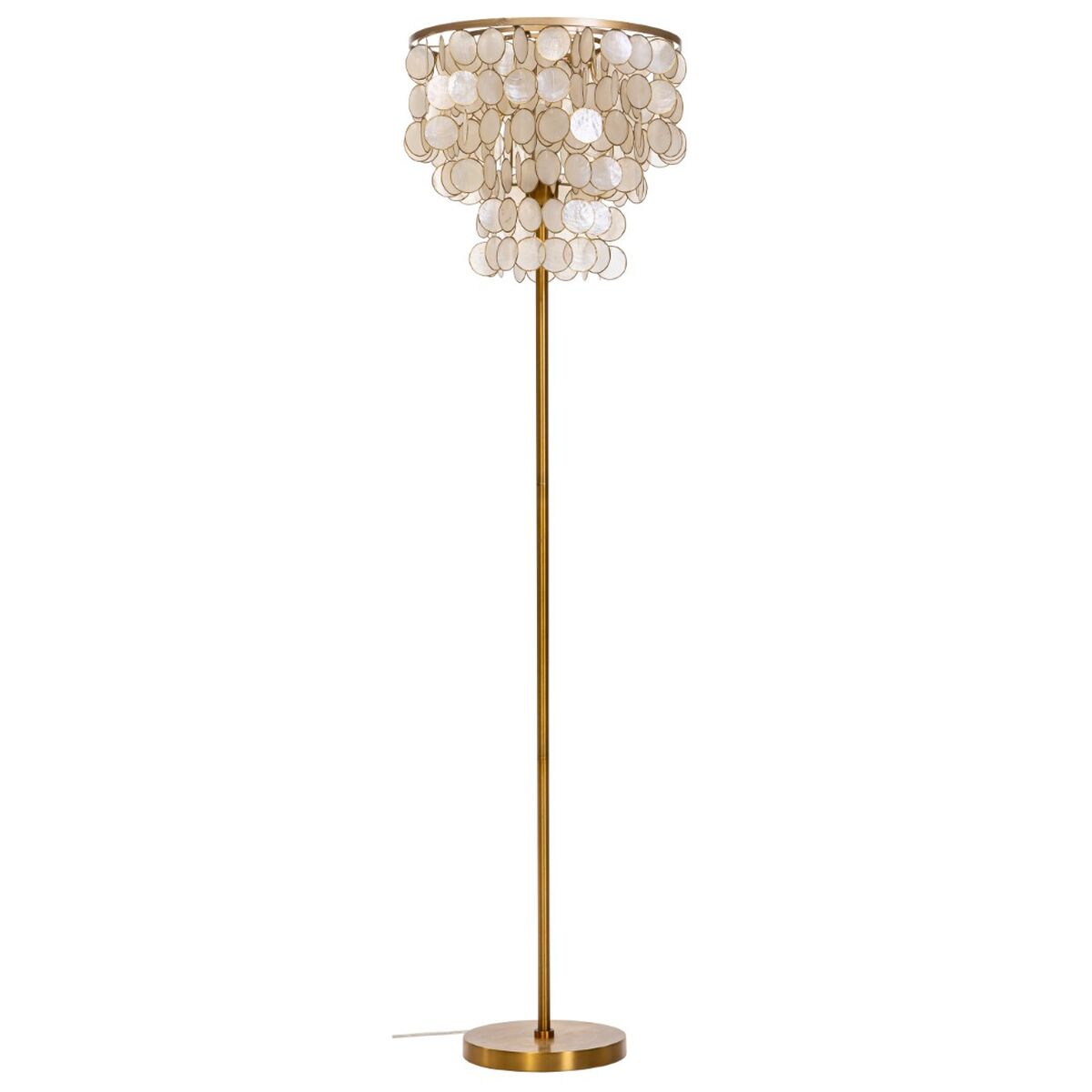 Vloerlamp Home ESPRIT Beige Gouden 220 V 40 x 40 x 153 cm