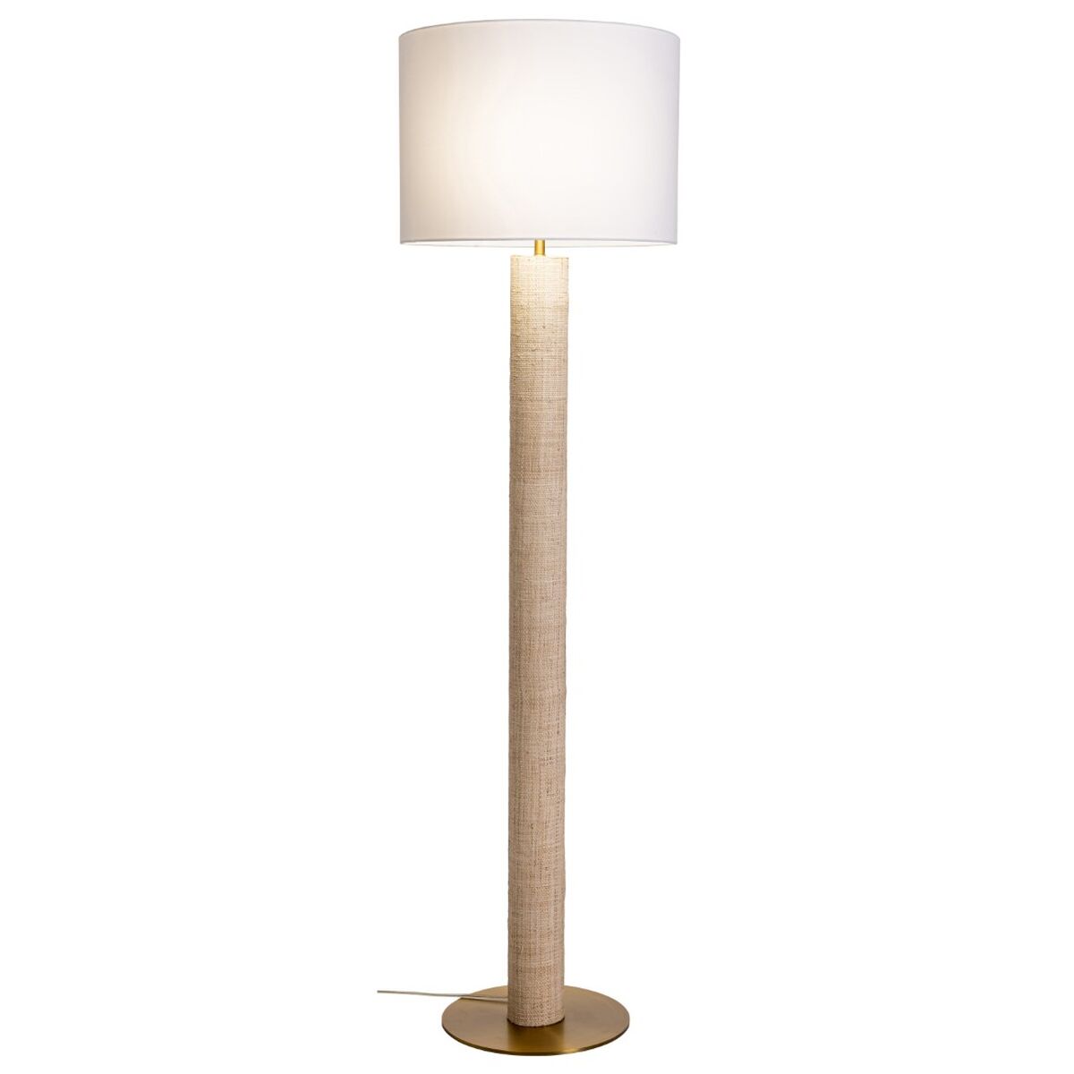 Vloerlamp Home ESPRIT Beige Gouden 220 V 42 X 42 X 152 CM
