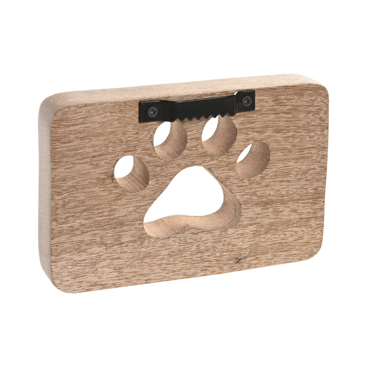 Wandkapstok Home ESPRIT Bruin Zwart Ijzer Mangohout Stads 20 X 6 X 10 CM (2 Stuks)