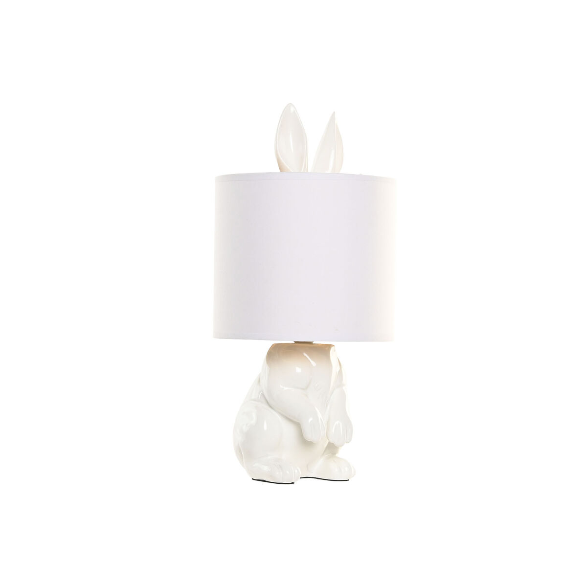 Bureaulamp Home ESPRIT Wit Gouden 50 W 220 V