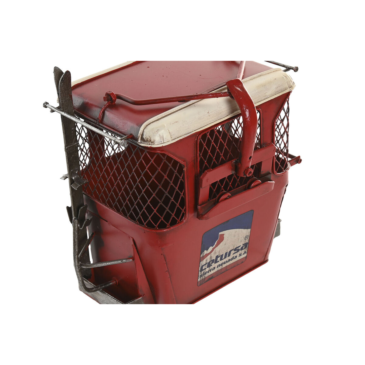 Figurka Dekoracyjna Home ESPRIT Czerwony Vintage 18 x 12 x 18 cm