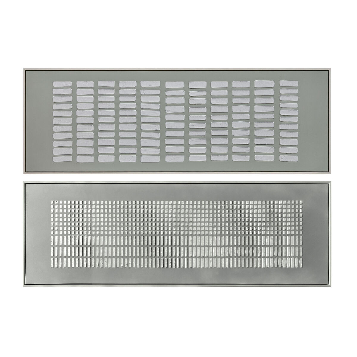 Cadre Home ESPRIT Blanc Vert Moderne Urbaine 183 X 4 X 63 CM (2 Unités)