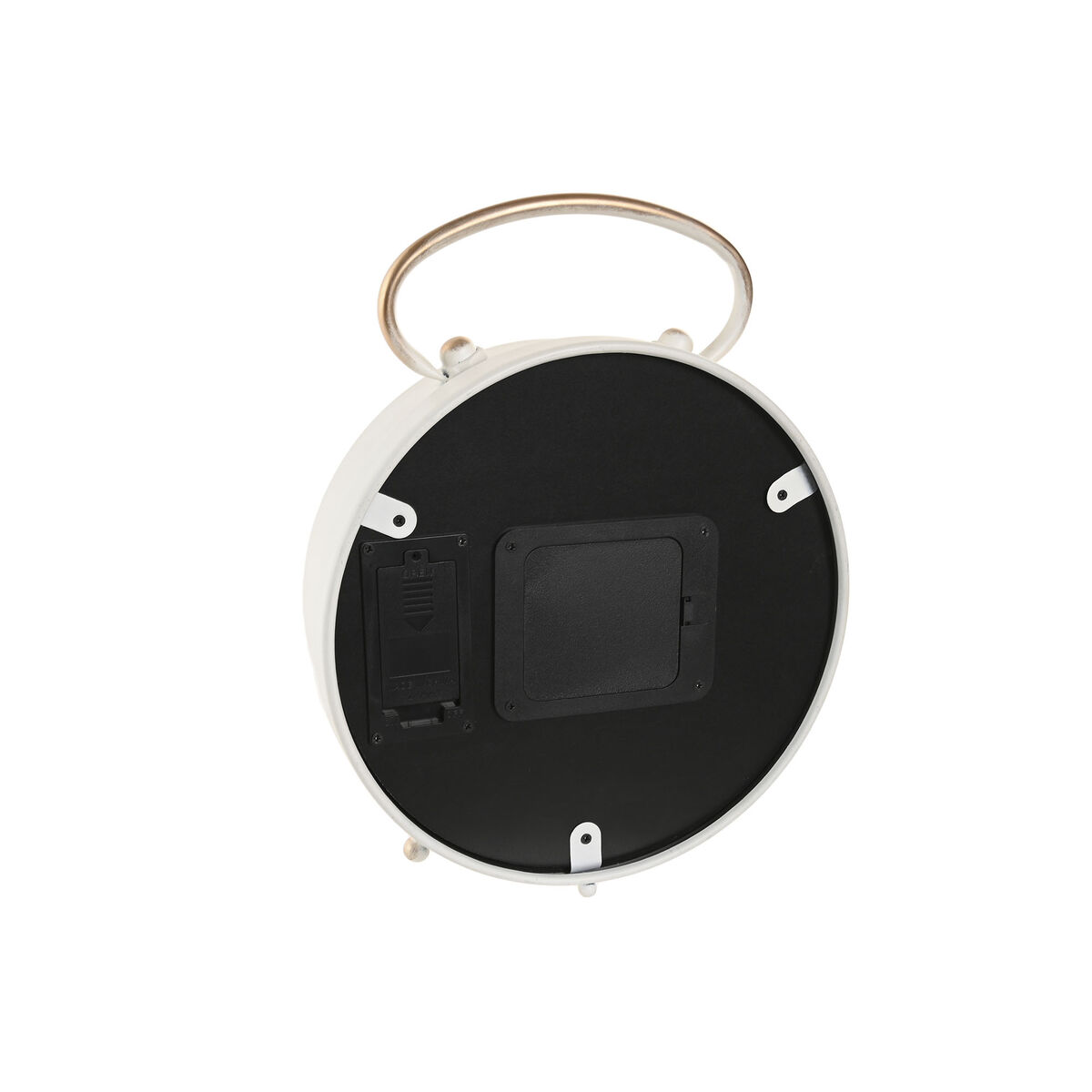 Tafelklok Home ESPRIT Wit Gouden Scandi