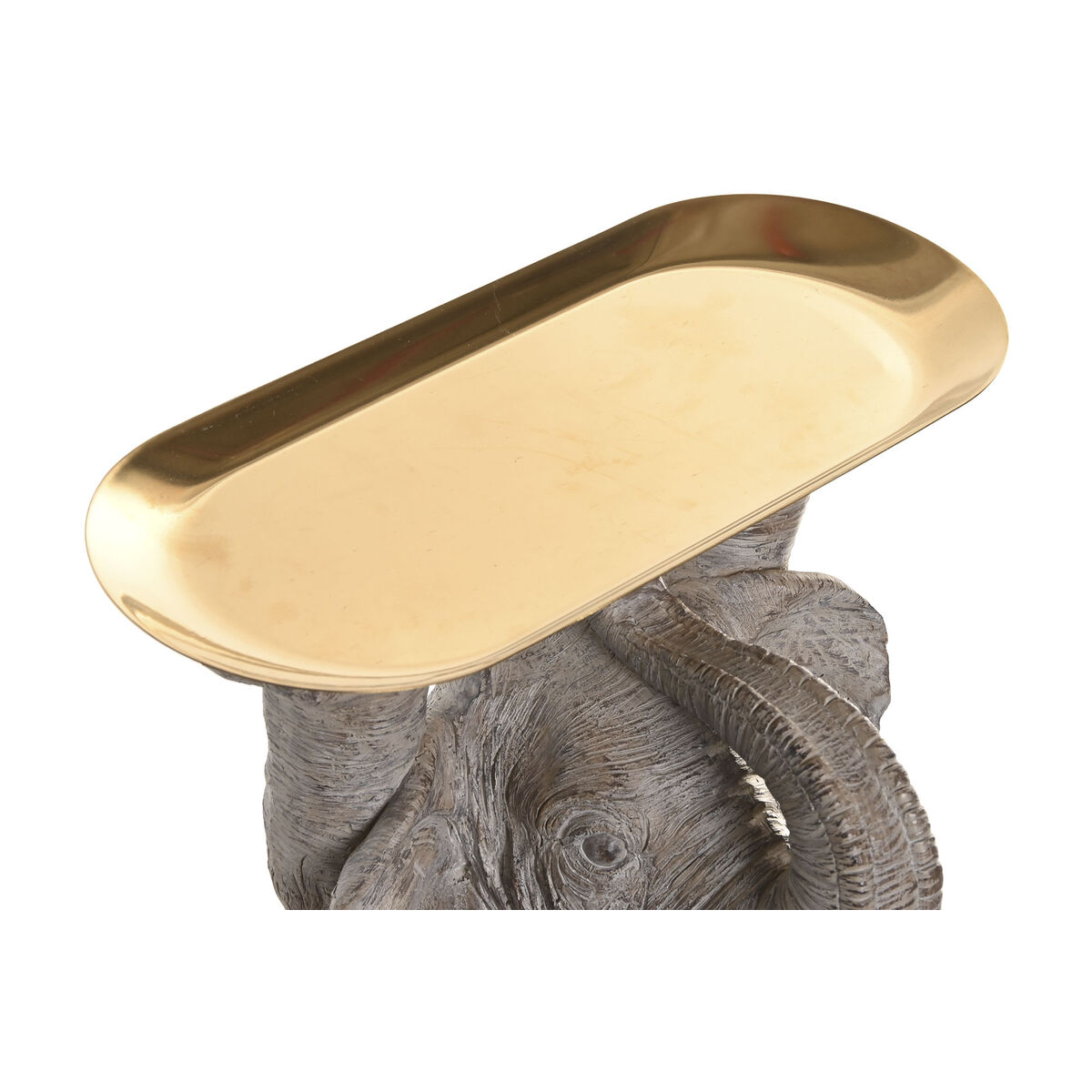 Decoratieve figuren Home ESPRIT Grijs Gouden Olifant 30,5 X 23 X 34,5 CM