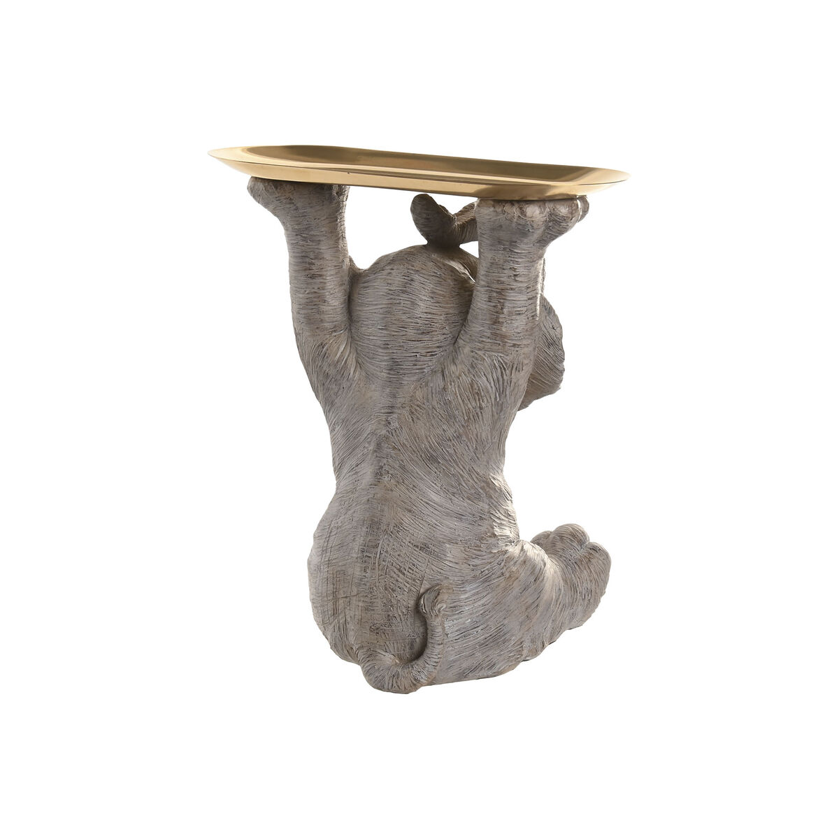 Decoratieve figuren Home ESPRIT Grijs Gouden Olifant 30,5 X 23 X 34,5 CM