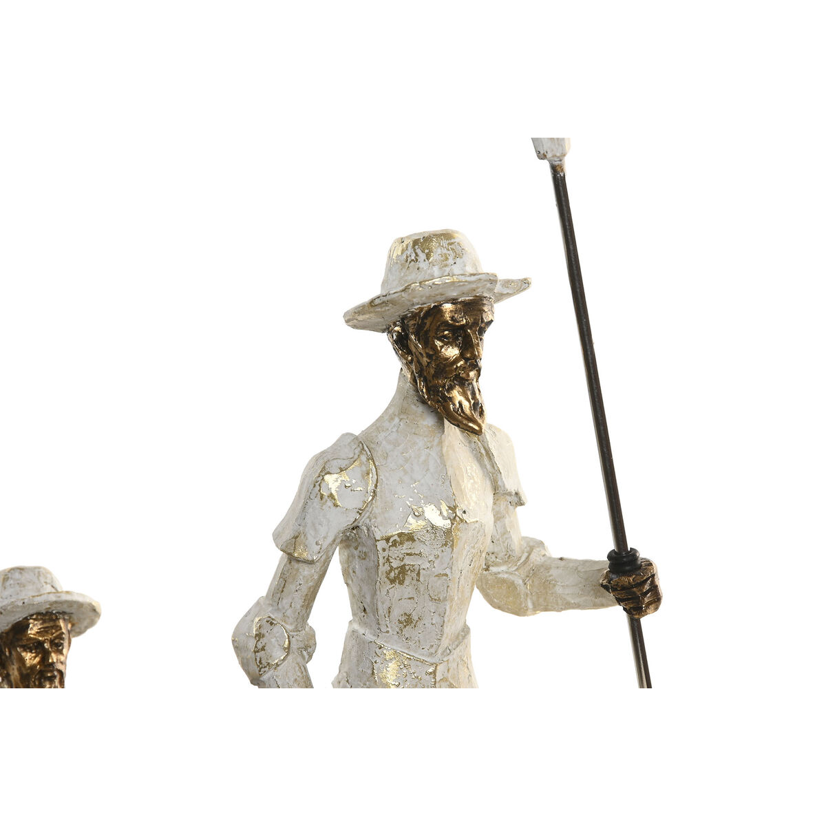 Figurka Dekoracyjna Home ESPRIT Biały Złoty 28,5 X 13 X 33 CM