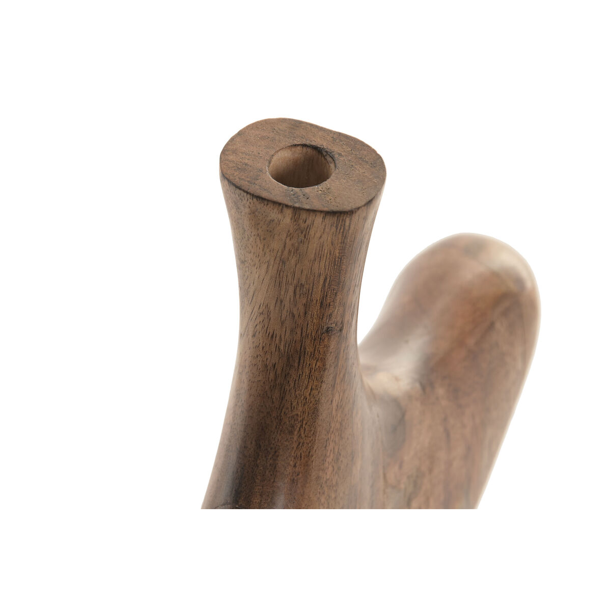 Set van 2 Vazen Home ESPRIT Bruin Mangohout Abstract Natuurlijk Stads 29 X 4,5 X 26 CM (2 Onderdelen)