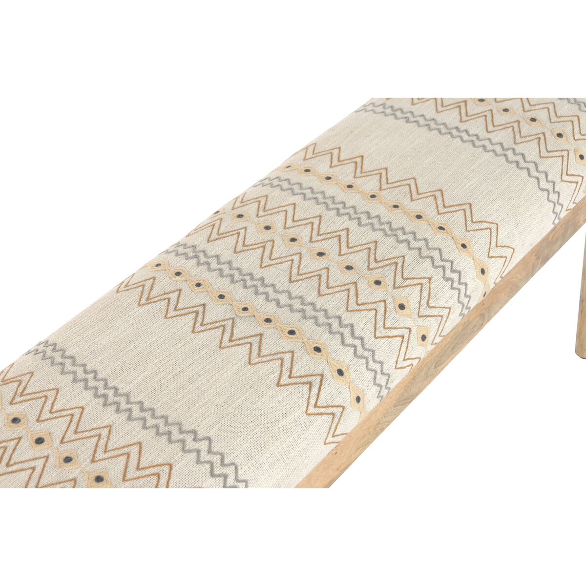 Kruk Home ESPRIT Beige Multicolour Mangohout 113 X 35 X 45 CM