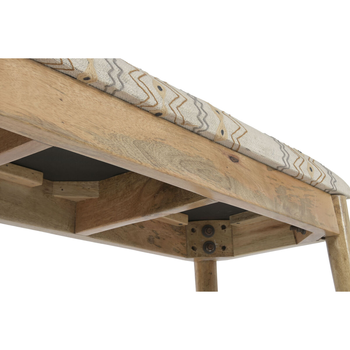 Kruk Home ESPRIT Beige Multicolour Mangohout 113 X 35 X 45 CM