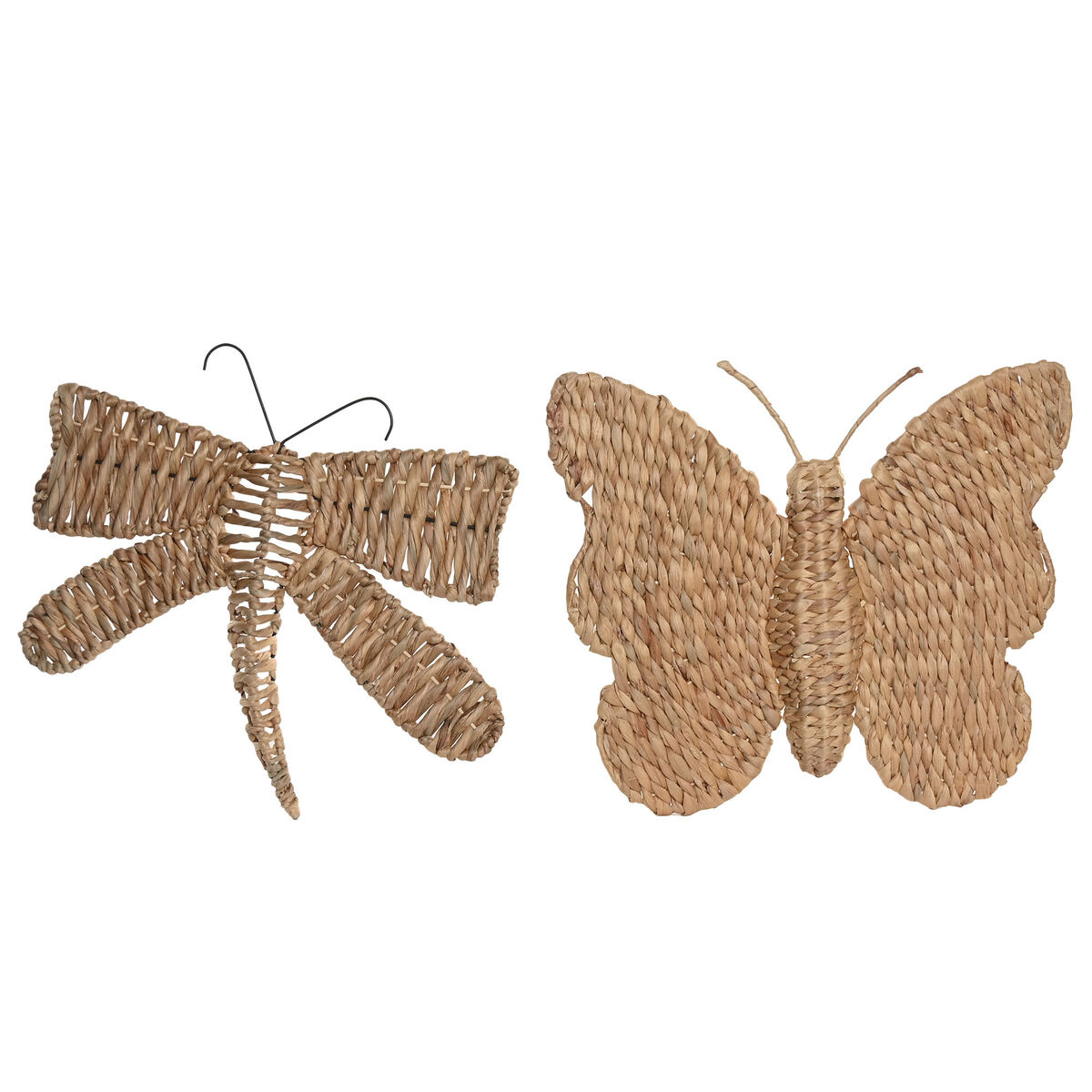 Wanddecoratie Home ESPRIT Natuurlijk Shabby Chic 44 X 4 X 46 CM (2 Stuks)