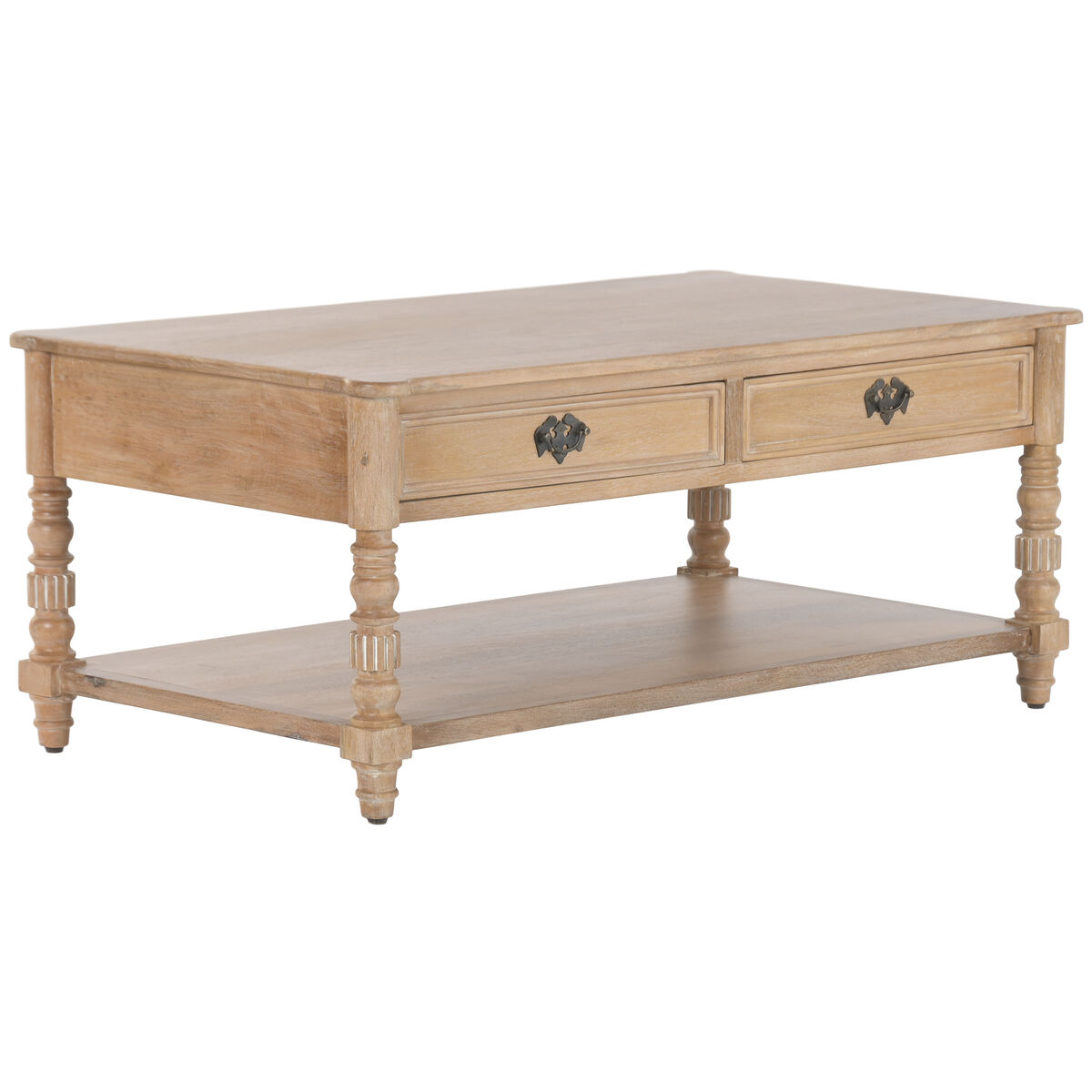 Hoofdtafel Home ESPRIT Bruin 110 x 60 x 45 cm