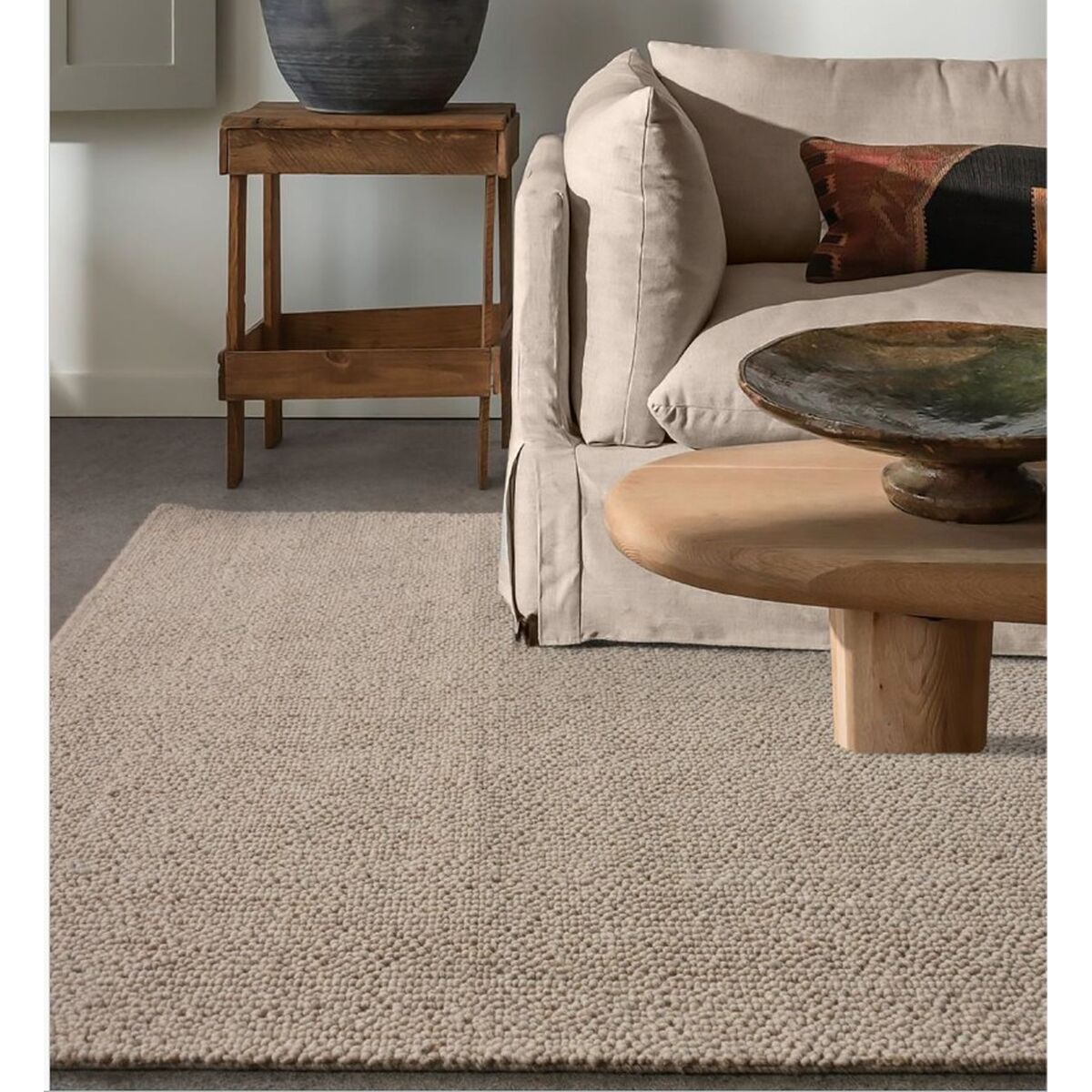 Tapijt Home ESPRIT Beige Aluminium Boho