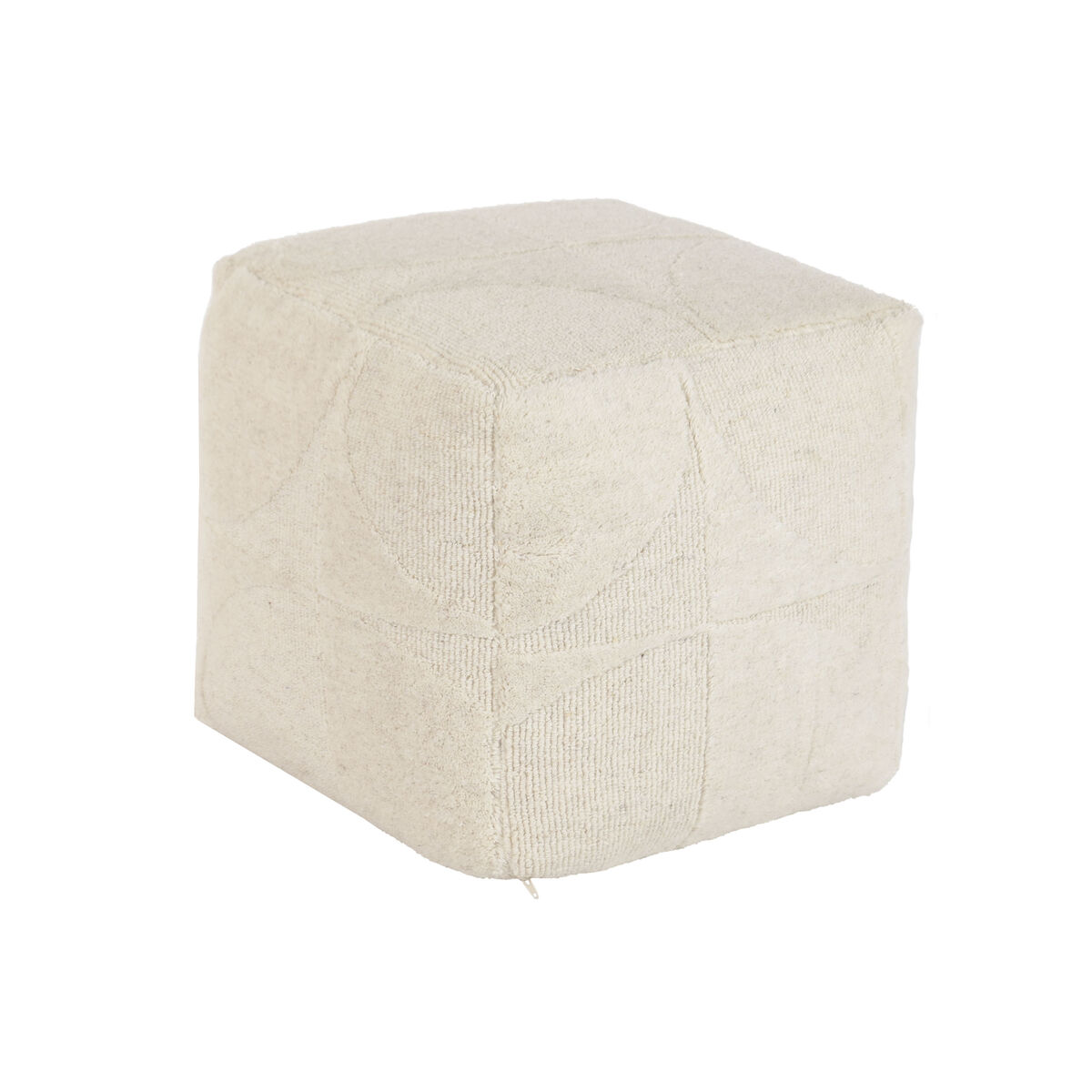 Voetensteun Home ESPRIT Beige Boho 45 x 45 x 45 cm