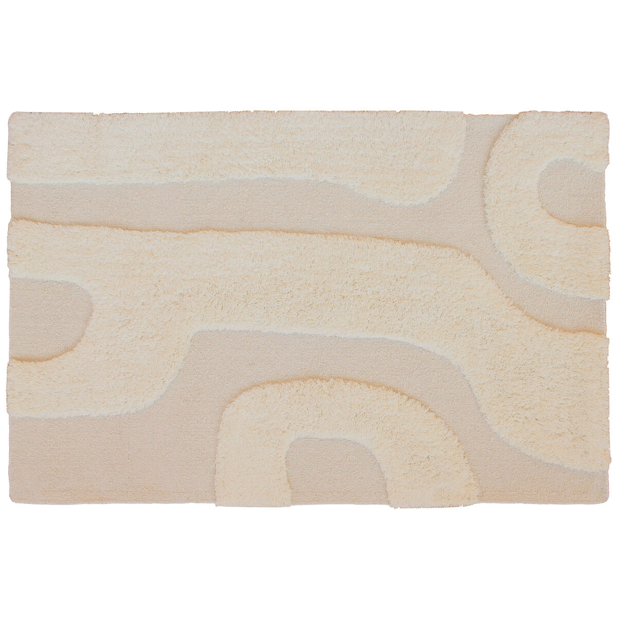 Tapijt Home ESPRIT Beige Aluminium Boho