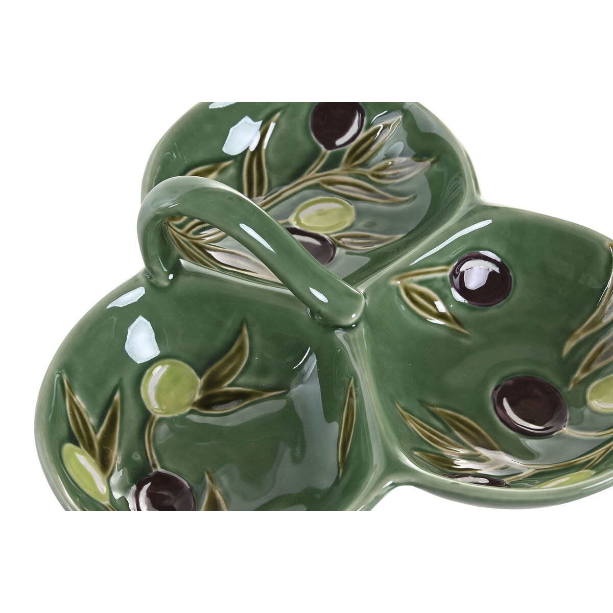 Bowl Home ESPRIT Green Stoneware Cottage With relief, view 2