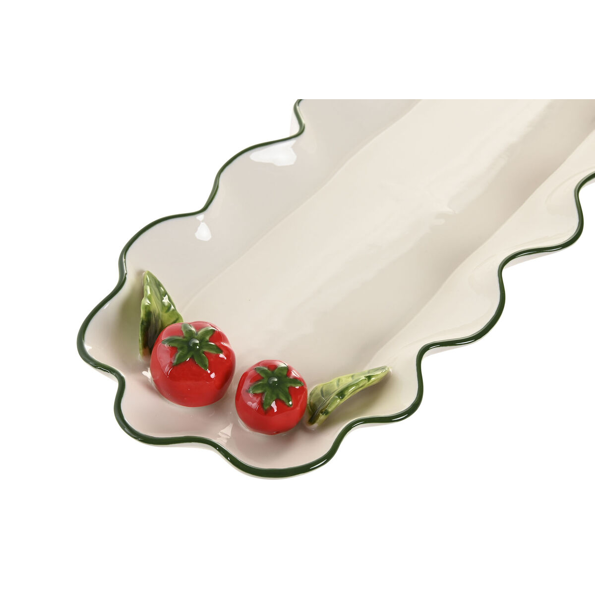 Snack tray Home ESPRIT White Red Green, view 2