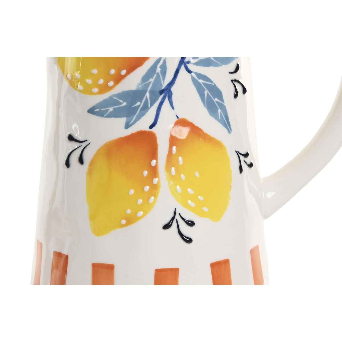 Glass Bottle Home ESPRIT Yellow Blue White Dolomite Lemon Orange Mediterranean 750 ml, view 2