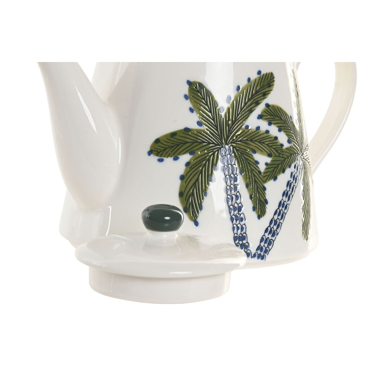 Theepot Home ESPRIT Blauw Groen Porselein 850 ml