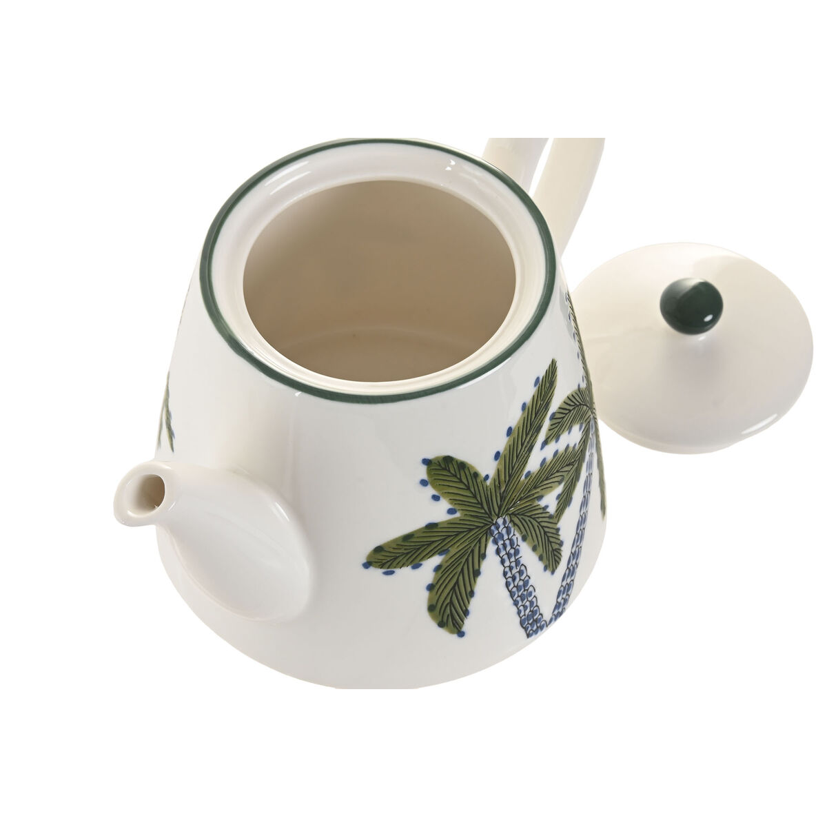 Theepot Home ESPRIT Blauw Groen Porselein 850 ml