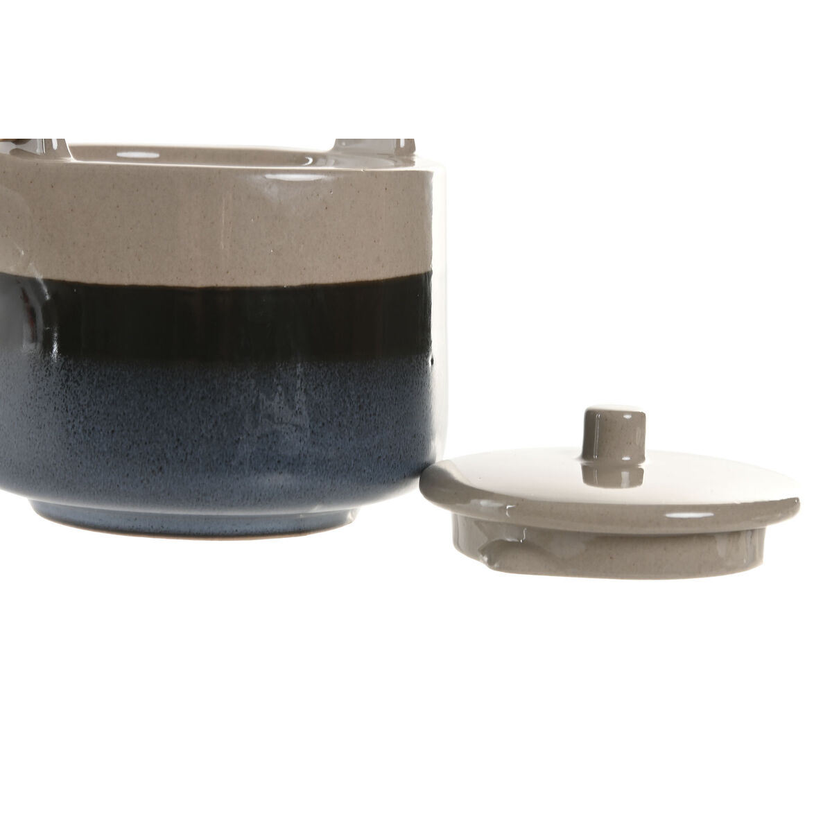 Theepot Home ESPRIT Blauw Grijs Bamboe Porselein 1 L