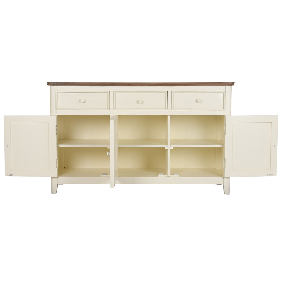 Dressoir Home ESPRIT Crème Mangohout Hout MDF 150 x 45 x 90 cm