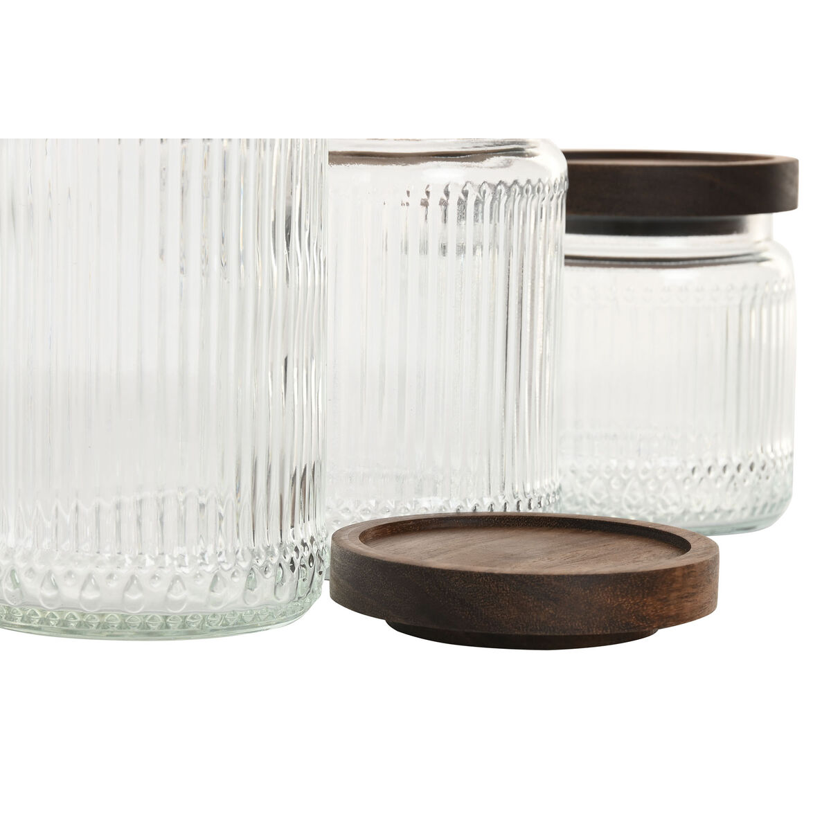 3 Tubs Home ESPRIT Transparent Natural 700 ml 1 L 3 Pieces, view 2