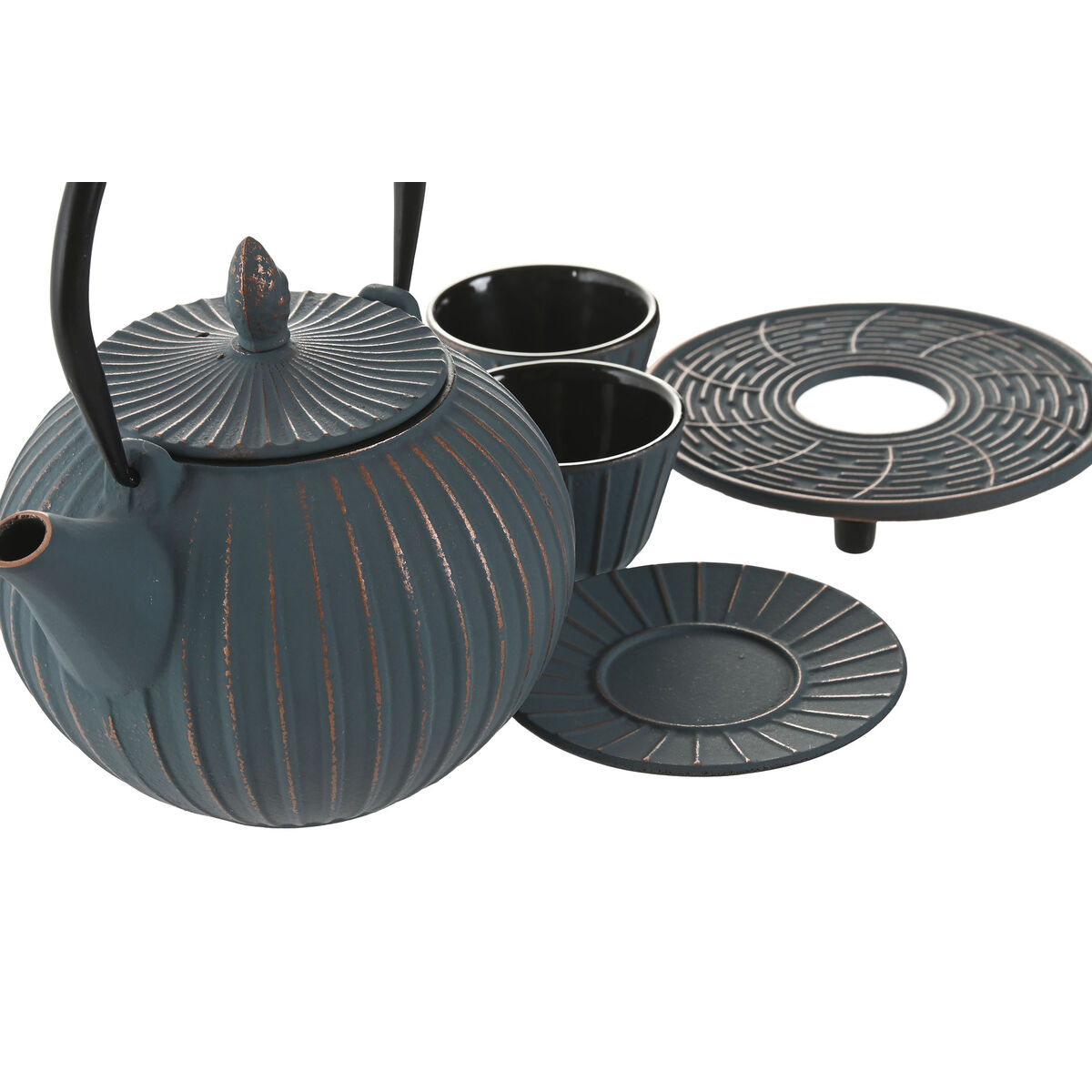 Teapot Home ESPRIT Turquoise Stainless steel Iron 850 ml, view 2