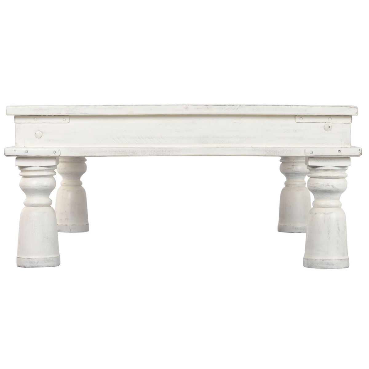 Hoofdtafel Home ESPRIT Wit 70 x 107 x 45 cm