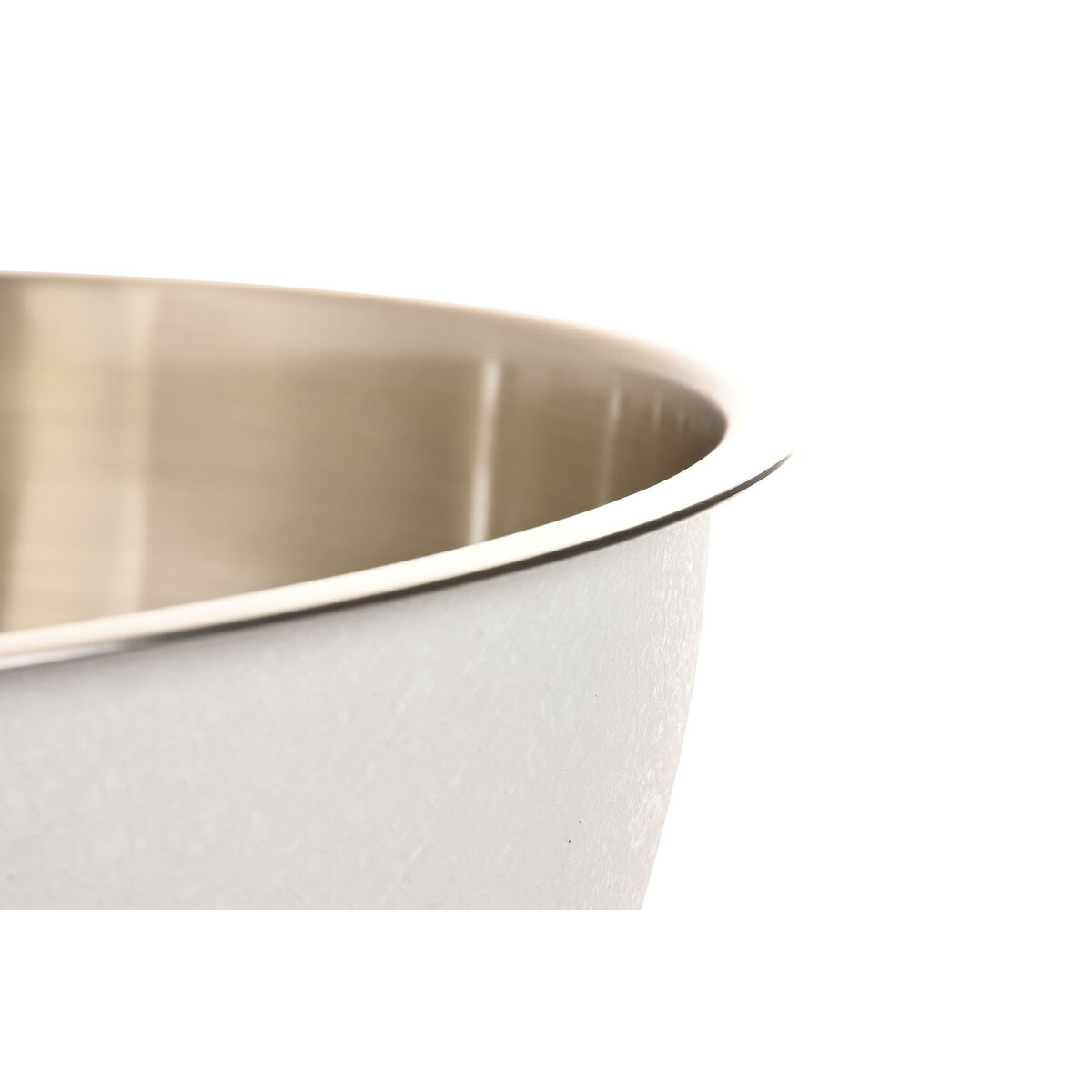Champagne Cooler Home ESPRIT White Golden Stainless steel Aluminium Loft 40 x 40 x 23 cm, view 3