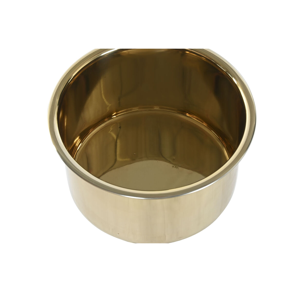 Champagne Cooler Home ESPRIT Golden Stainless steel Aluminium Glam 26 x 26 x 80 cm, view 2