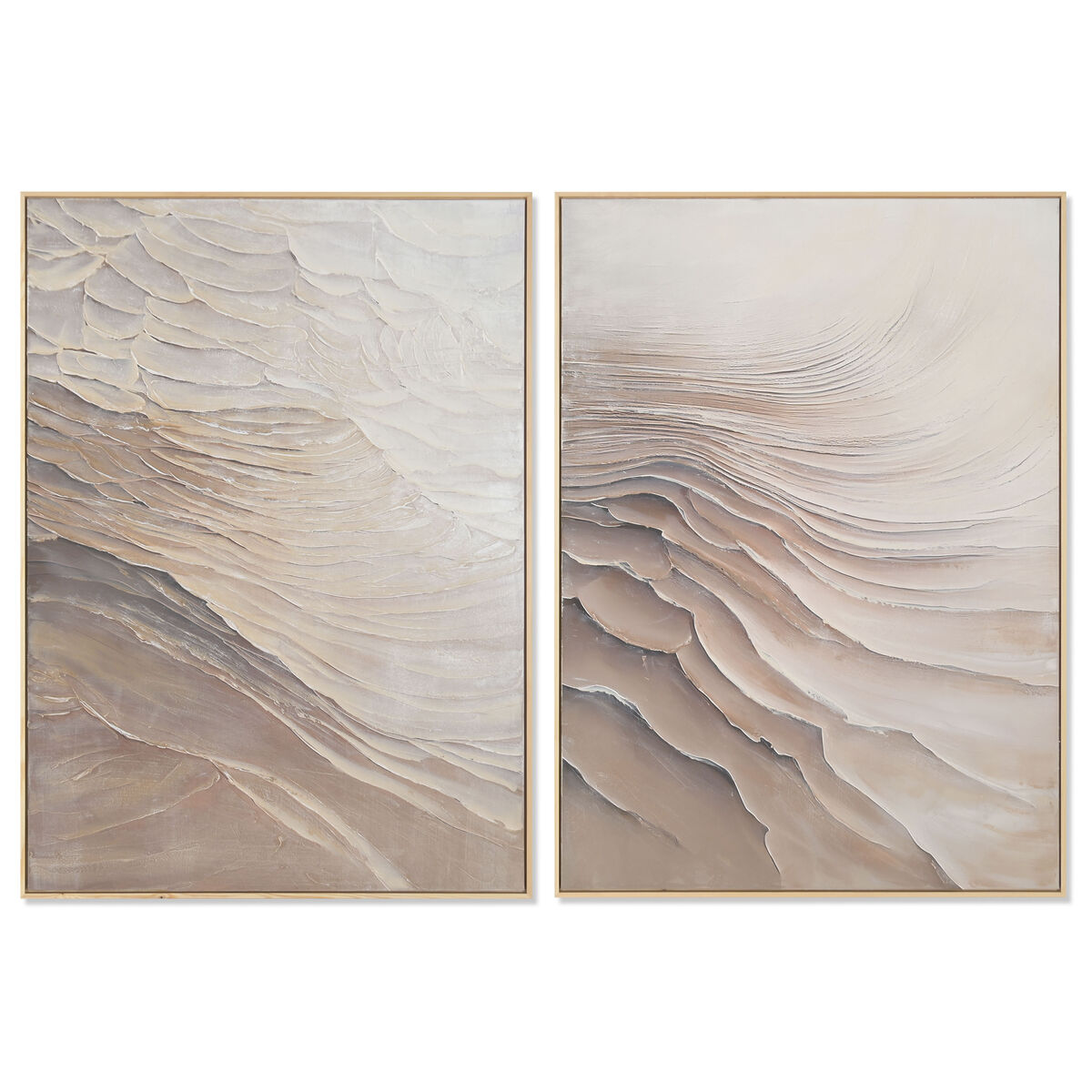 Canvas Home ESPRIT Modern 103 x 4 x 143 cm (2 Stuks)