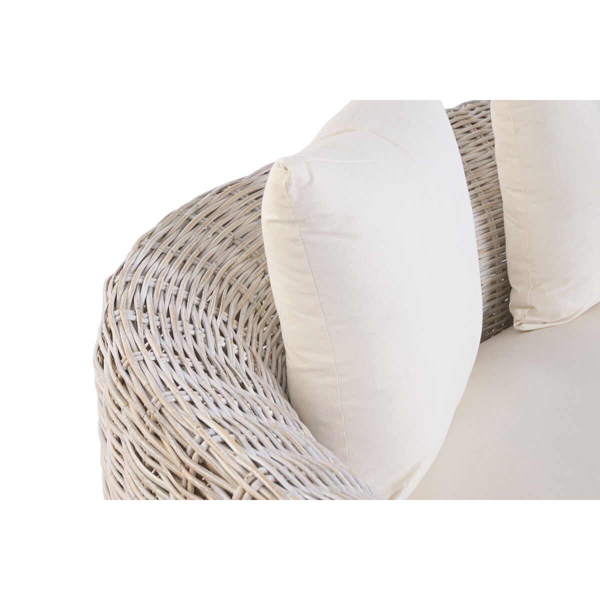 Sofa Home ESPRIT Wit Bali Decapé 174 x 88 x 69 cm