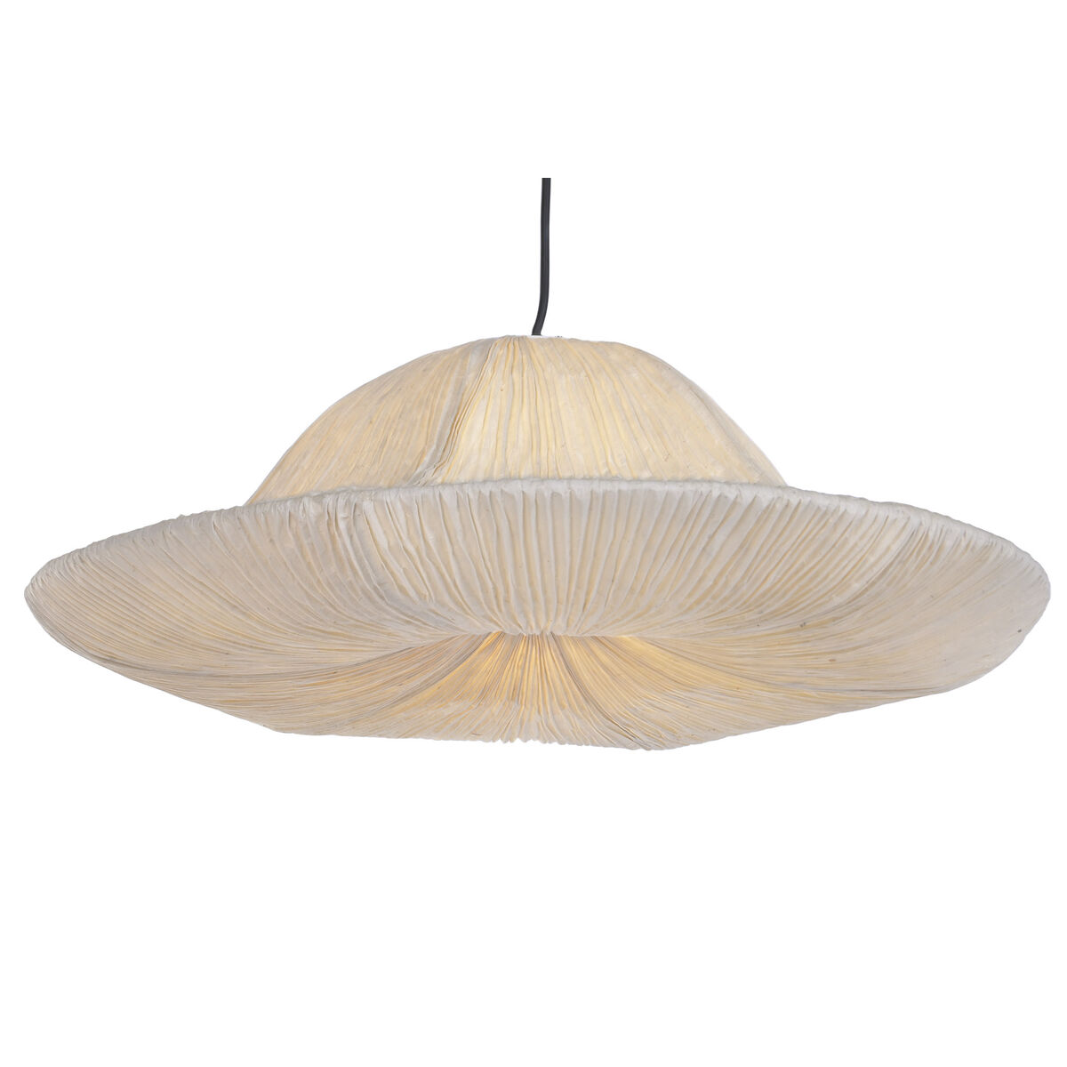 Plafondlamp Home ESPRIT Papier Staal 62,5 X 62,5 X 19,5 CM