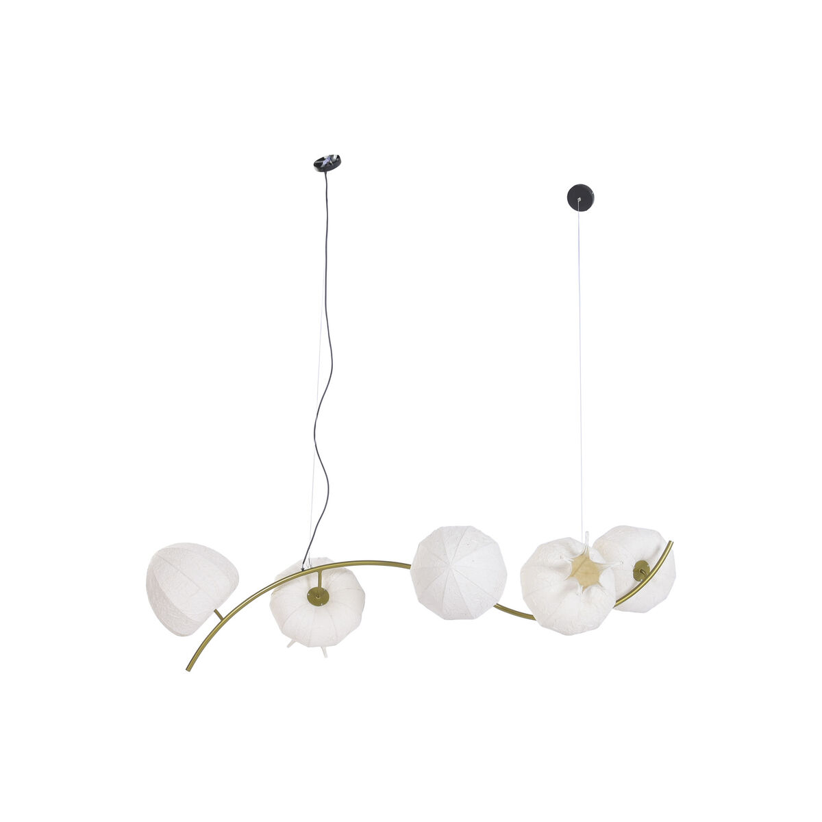 Plafondlamp Home ESPRIT Papier Staal