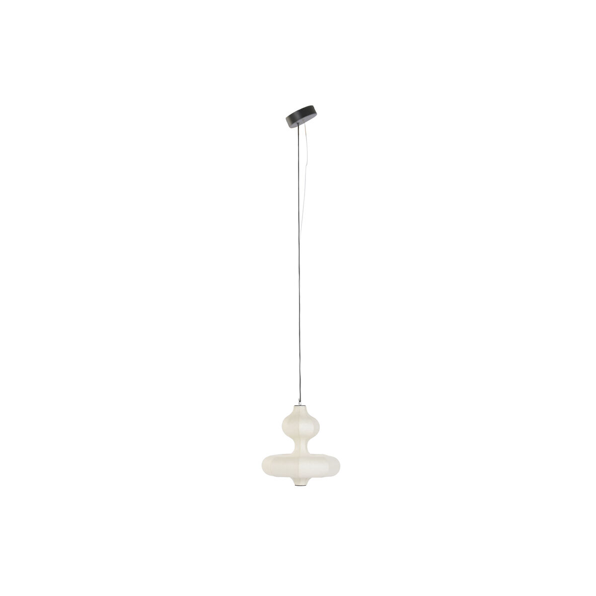 Plafondlamp Home ESPRIT Wit Papier Staal 40 X 40 X 40,6 CM