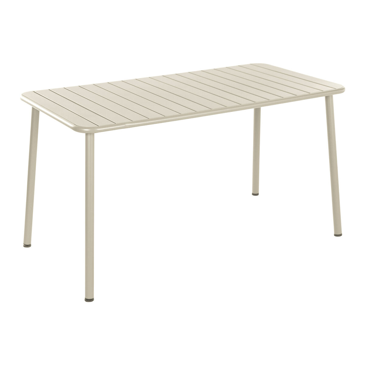 Tafel met vier stoelen Home ESPRIT Crème 140 x 70 x 75 cm
