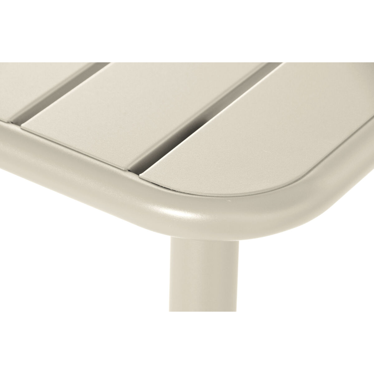 Tafel met vier stoelen Home ESPRIT Crème 140 x 70 x 75 cm