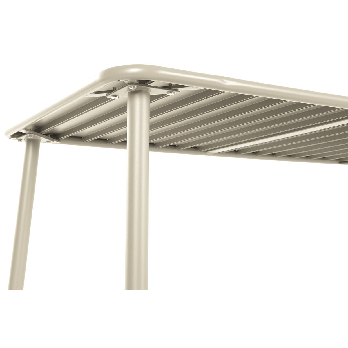 Tafel met vier stoelen Home ESPRIT Crème 140 x 70 x 75 cm